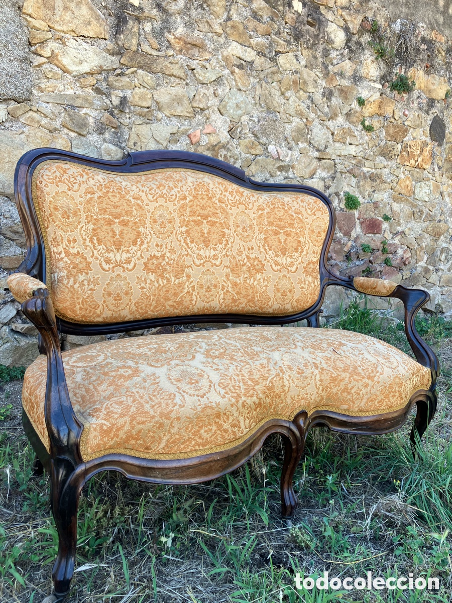Antig&uuml;edades: Sof&aacute; isabelino perfecto eatado - Foto 2