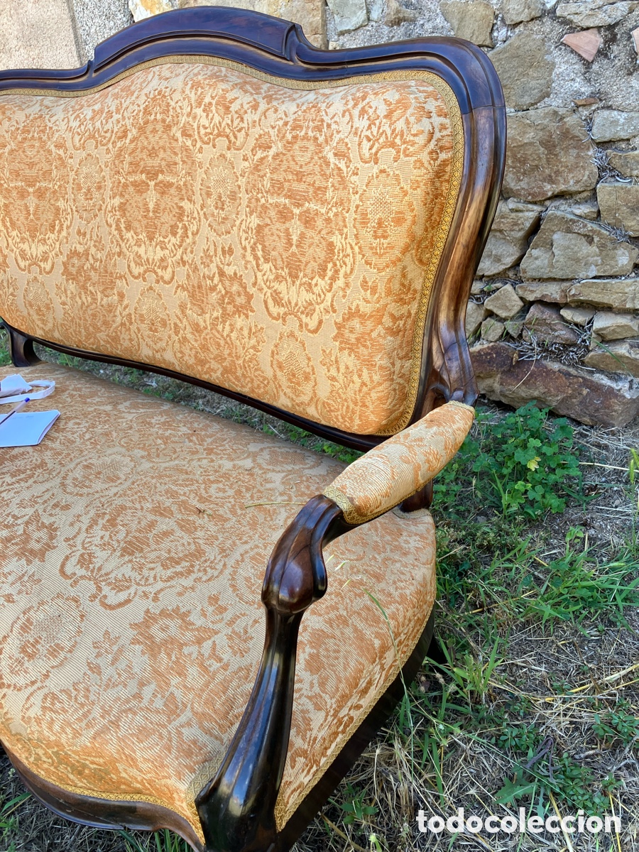 Antig&uuml;edades: Sof&aacute; isabelino perfecto eatado - Foto 6