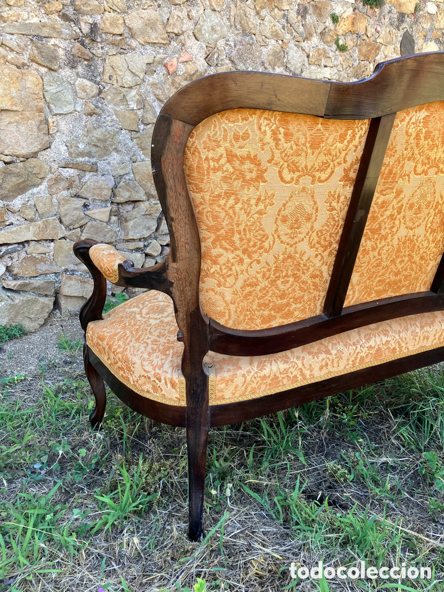 Antig&uuml;edades: Sof&aacute; isabelino perfecto eatado - Foto 12