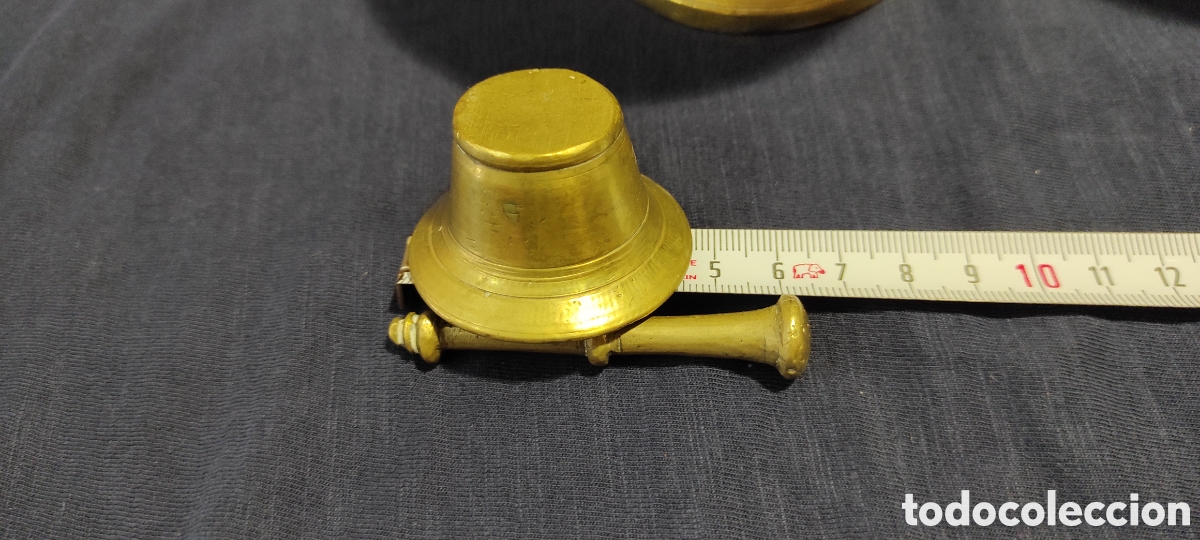 Antig&uuml;edades: Lote de seis almireces / morteros de bronce - Foto 3