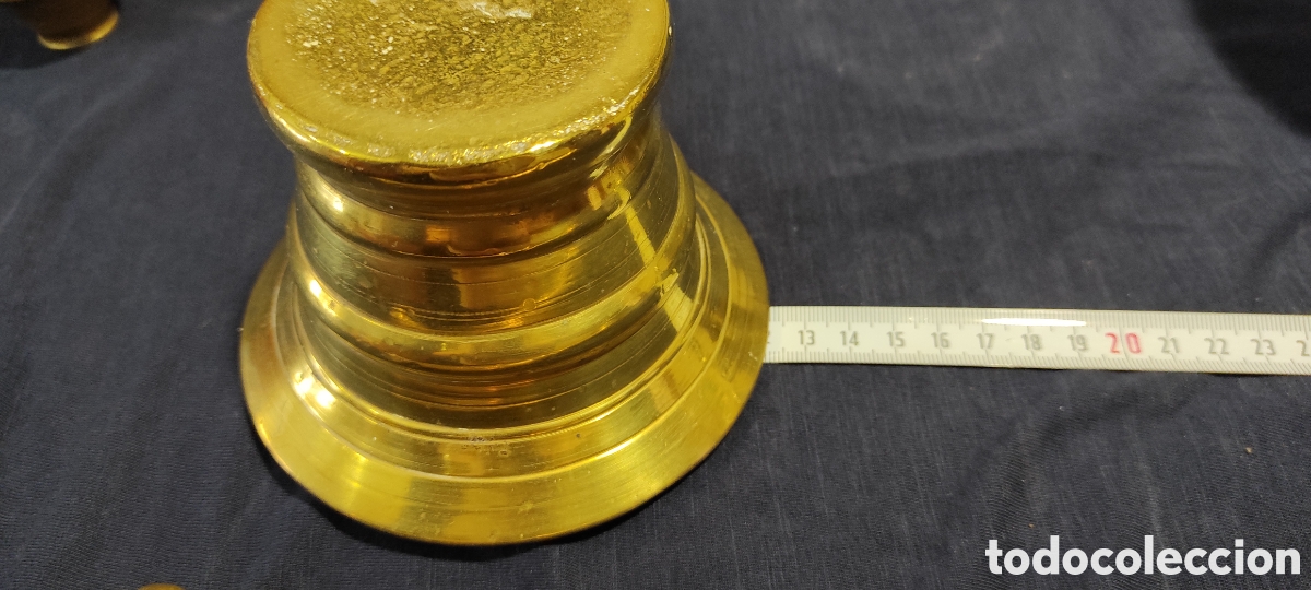 Antig&uuml;edades: Lote de seis almireces / morteros de bronce - Foto 7