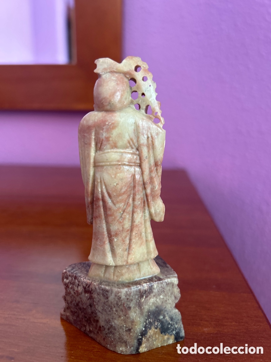 Antig&uuml;edades: Estatua Dios chino de la longevidad - Foto 2