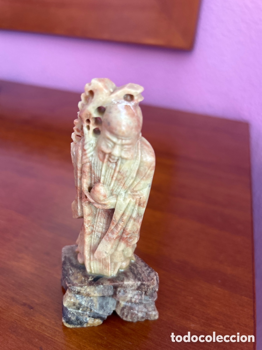 Antig&uuml;edades: Estatua Dios chino de la longevidad - Foto 4