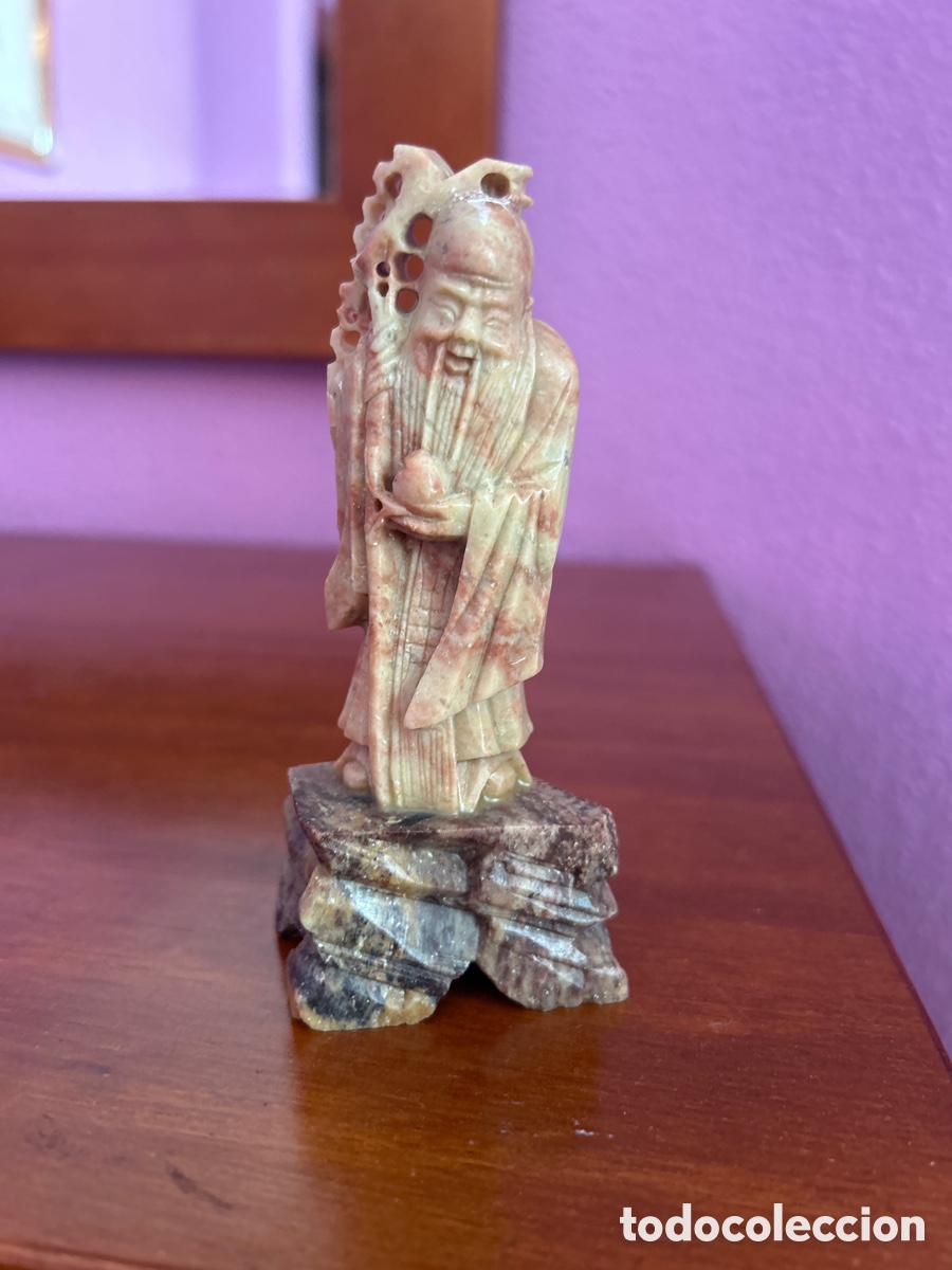 Antig&uuml;edades: Estatua Dios chino de la longevidad - Foto 1