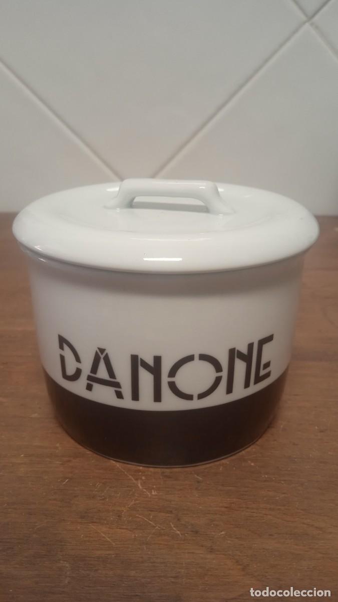 Antig&uuml;edades: Tarro porcelana Danone. - Foto 1