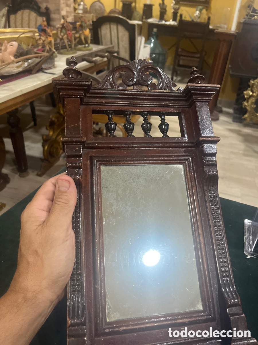 Antig&uuml;edades: Antiguo marco con espejo - Foto 2