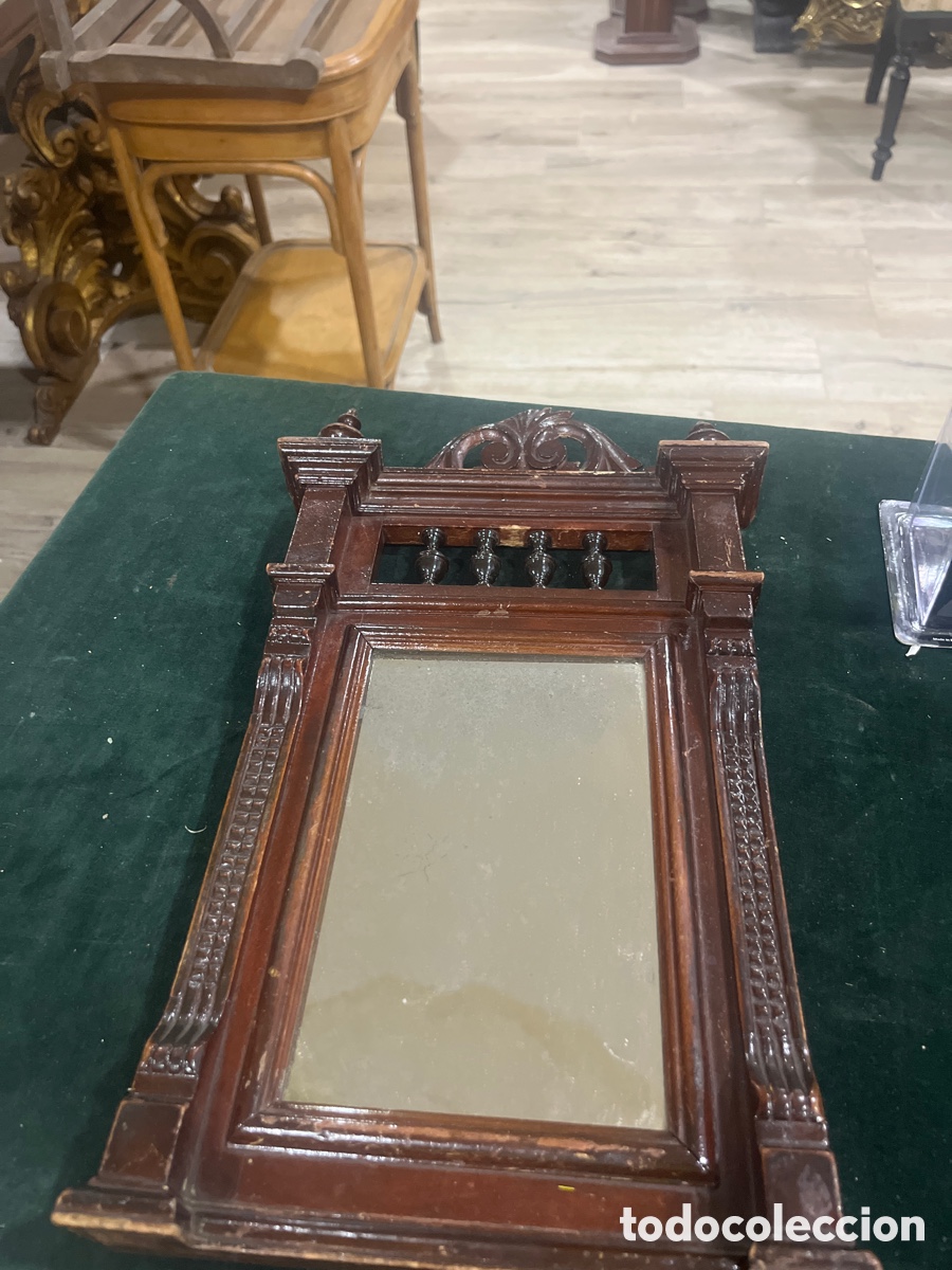 Antig&uuml;edades: Antiguo marco con espejo - Foto 1