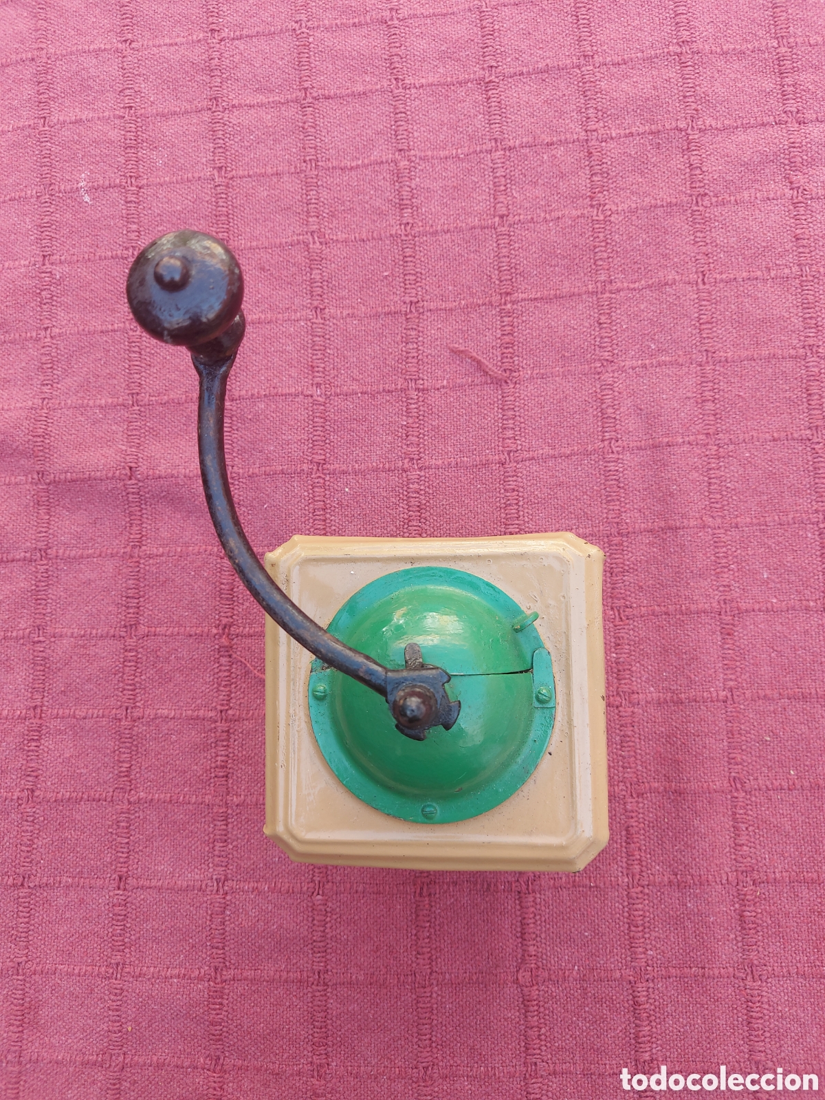 Antig&uuml;edades: MOLINILLO DE CAFE ELMA MARRON Y VERDE - Foto 5