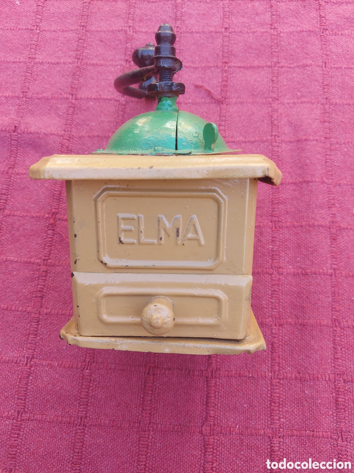Antig&uuml;edades: MOLINILLO DE CAFE ELMA MARRON Y VERDE - Foto 9