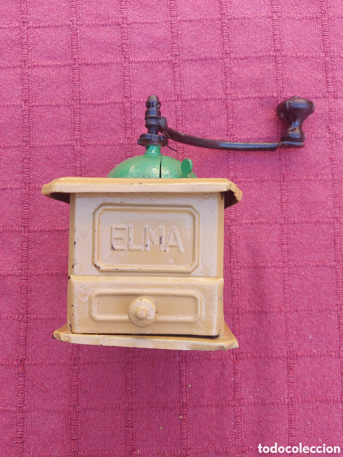 Antig&uuml;edades: MOLINILLO DE CAFE ELMA MARRON Y VERDE - Foto 10