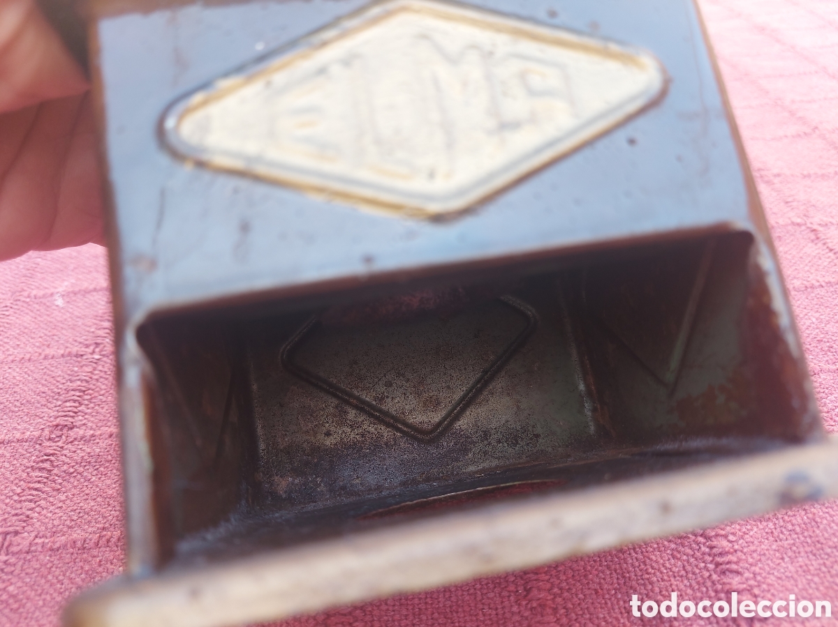 Antig&uuml;edades: MOLINILLO DE CAFE ELMA MARR&Oacute;N Y DORADO - Foto 12