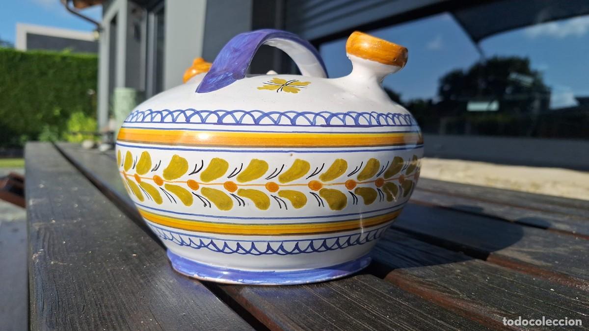 Antig&uuml;edades: BOTIJO CER&Aacute;MICA Talavera - Foto 2