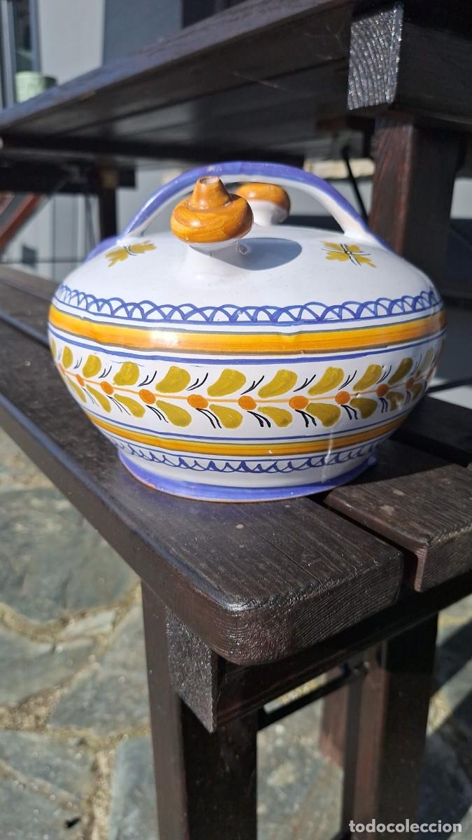 Antig&uuml;edades: BOTIJO CER&Aacute;MICA Talavera - Foto 3