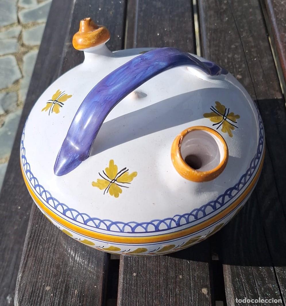 Antig&uuml;edades: BOTIJO CER&Aacute;MICA Talavera - Foto 4