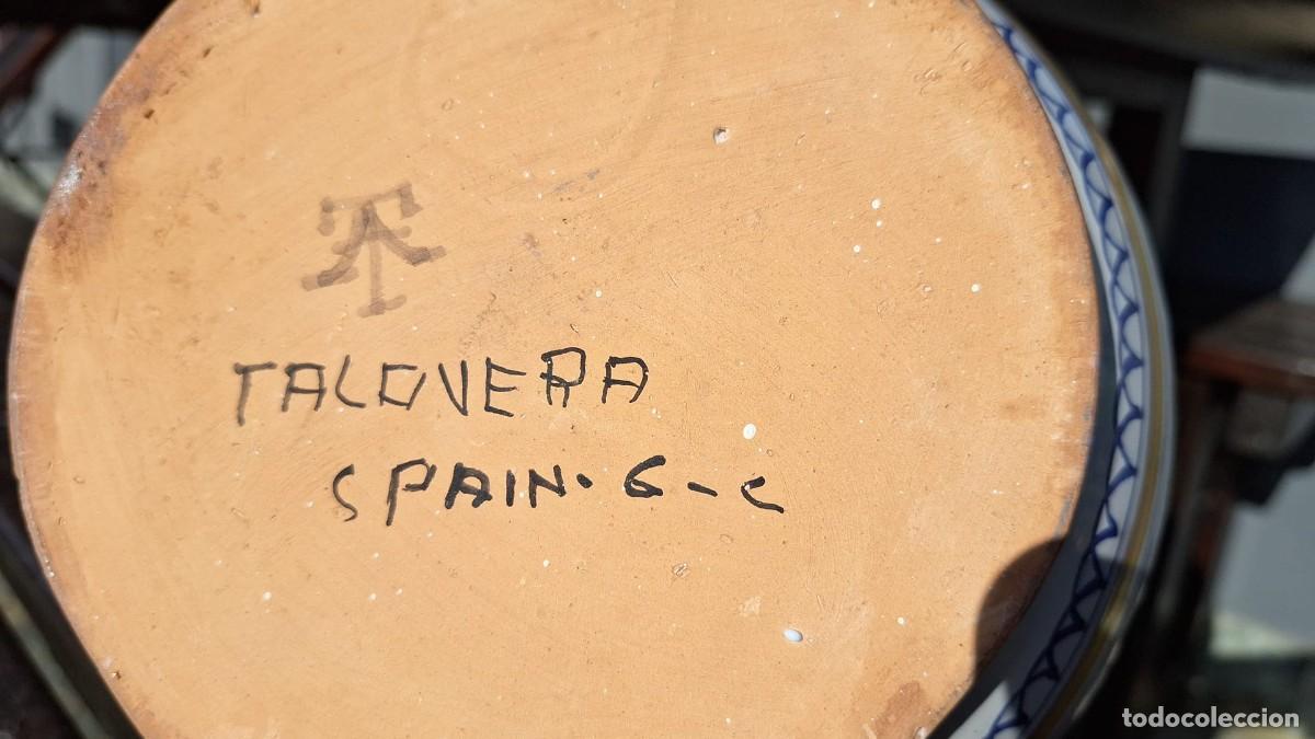 Antig&uuml;edades: BOTIJO CER&Aacute;MICA Talavera - Foto 6