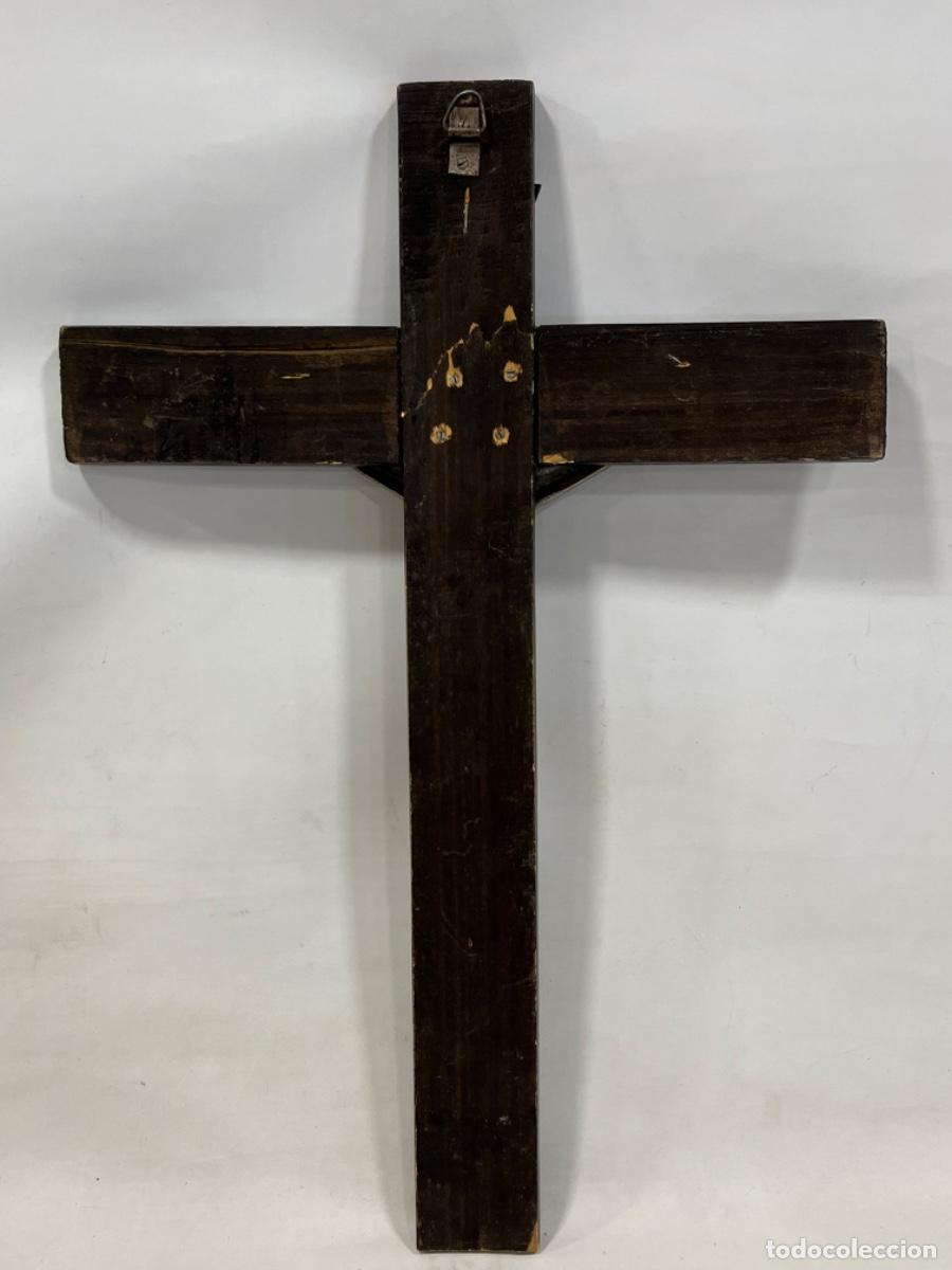 Antig&uuml;edades: Bonito cristo crucificado de aluminio.A5 - Foto 7