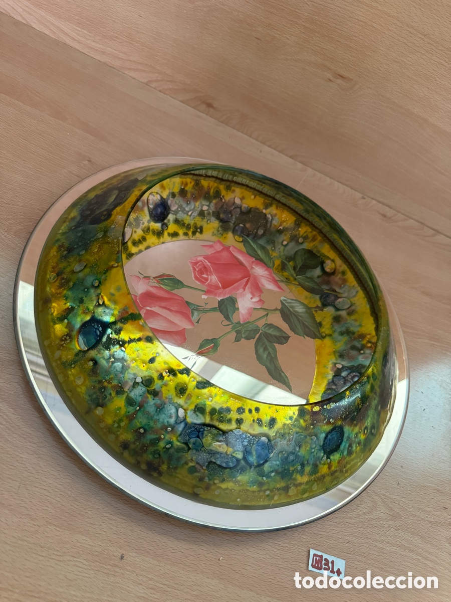 Antig&uuml;edades: Espejo antiguo pintado - Foto 2