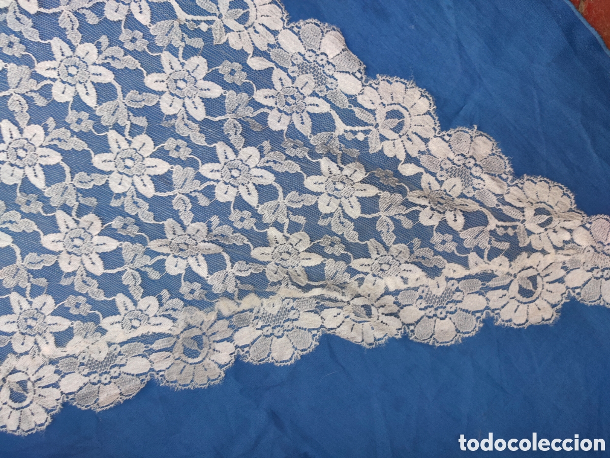 Antig&uuml;edades: PRECIOSA MANTILLA DE 3 PICOS - Foto 3