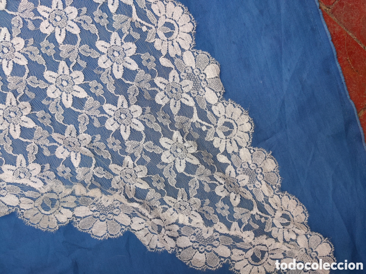 Antig&uuml;edades: PRECIOSA MANTILLA DE 3 PICOS - Foto 6