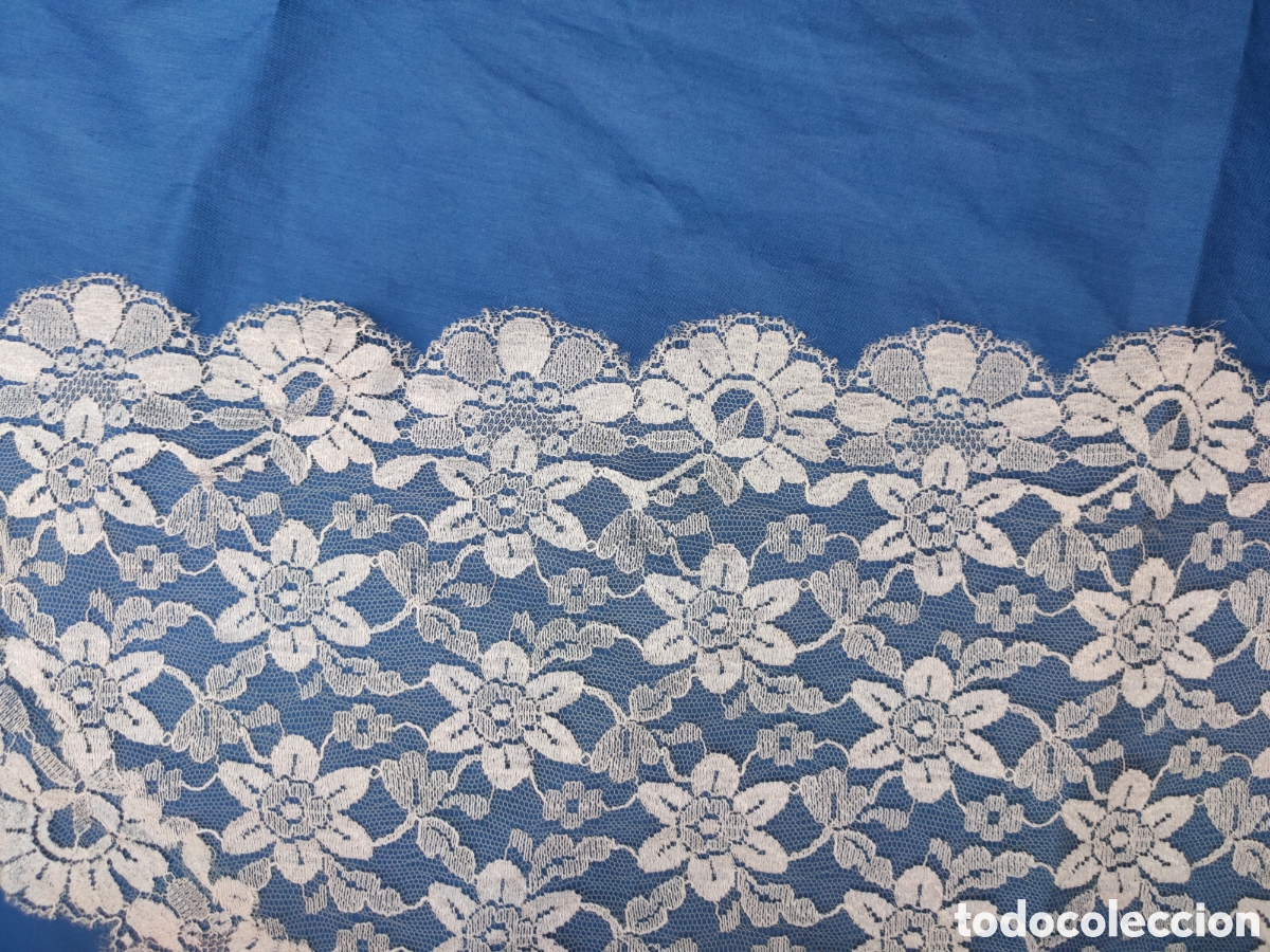 Antig&uuml;edades: PRECIOSA MANTILLA DE 3 PICOS - Foto 7