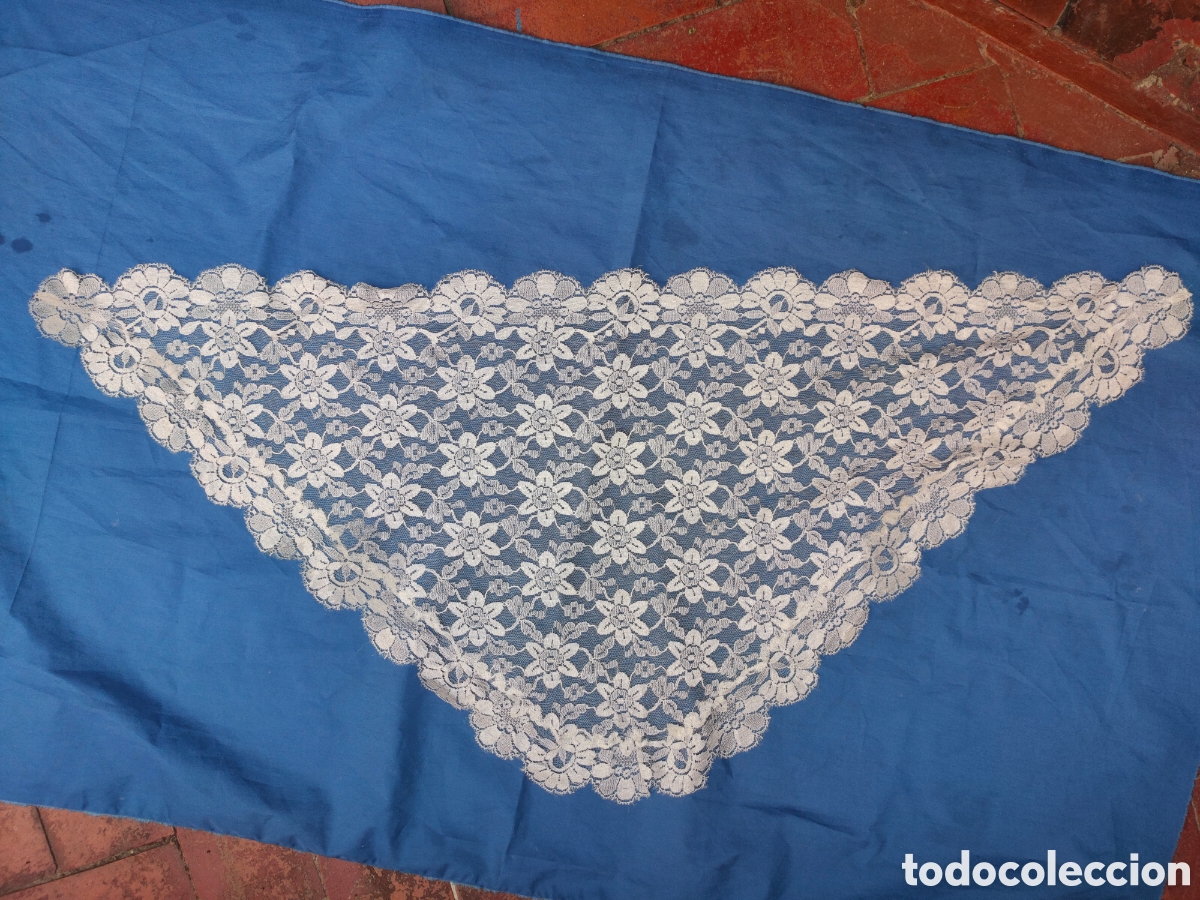 Antig&uuml;edades: PRECIOSA MANTILLA DE 3 PICOS - Foto 1