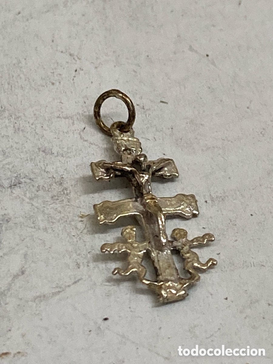Antig&uuml;edades: Cruz de plata religiosa C290 - Foto 1