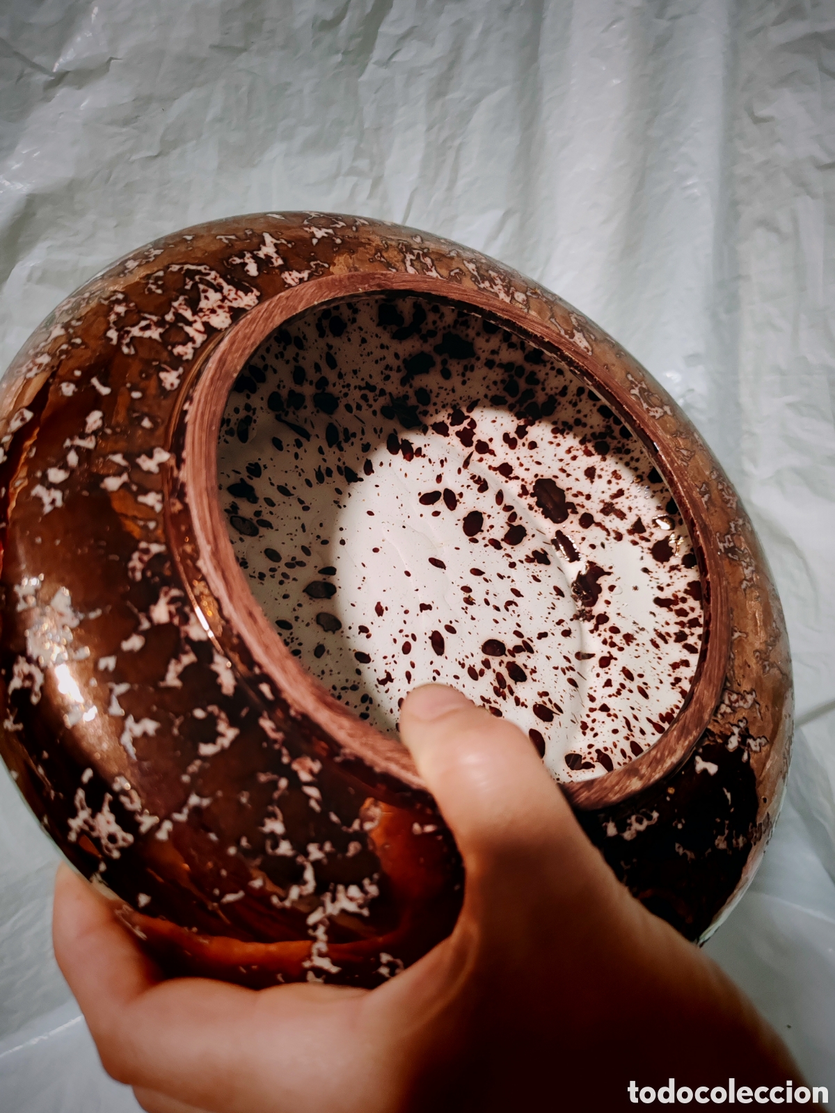 Antig&uuml;edades: Cer&aacute;mica esmaltada en cobre - Foto 4