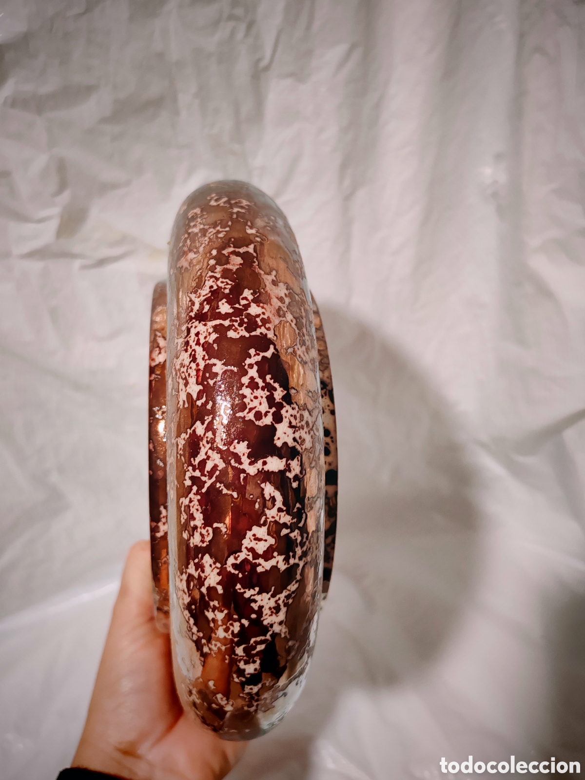 Antig&uuml;edades: Cer&aacute;mica esmaltada en cobre - Foto 5