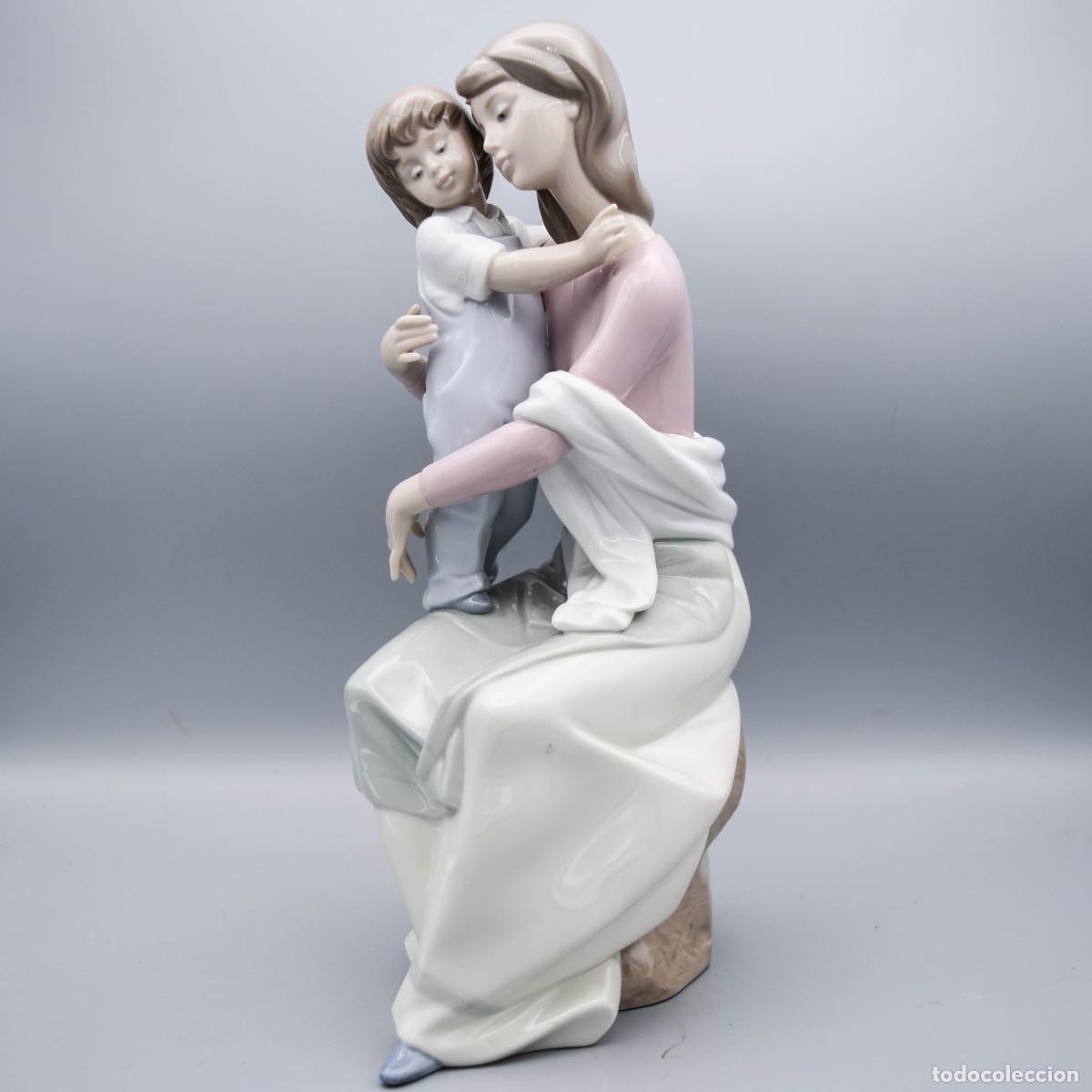 Antig&uuml;edades: Lladr&oacute; - Maternidad - Porcelana - Foto 5