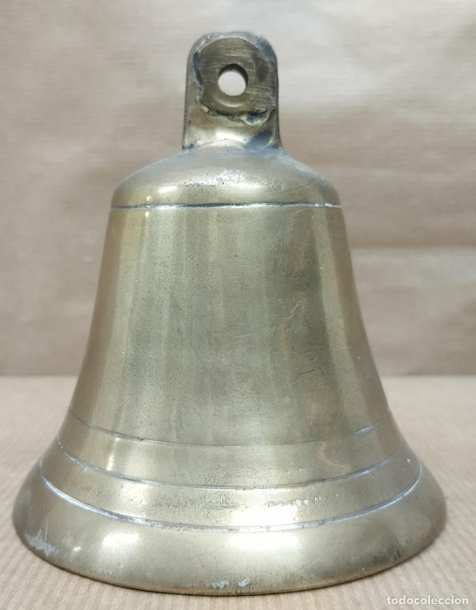 Antig&uuml;edades: CAMPANA DE BRONCE SIGLO XIX - Foto 2