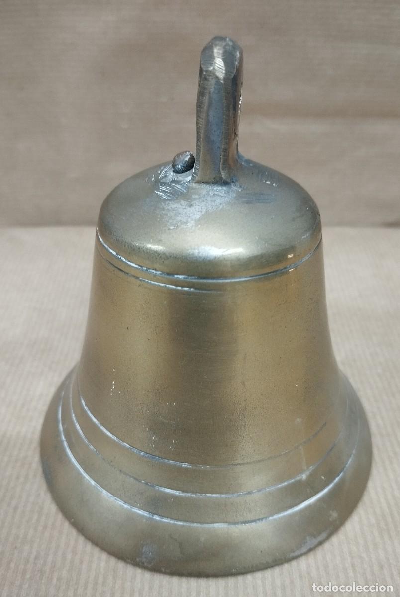 Antig&uuml;edades: CAMPANA DE BRONCE SIGLO XIX - Foto 4