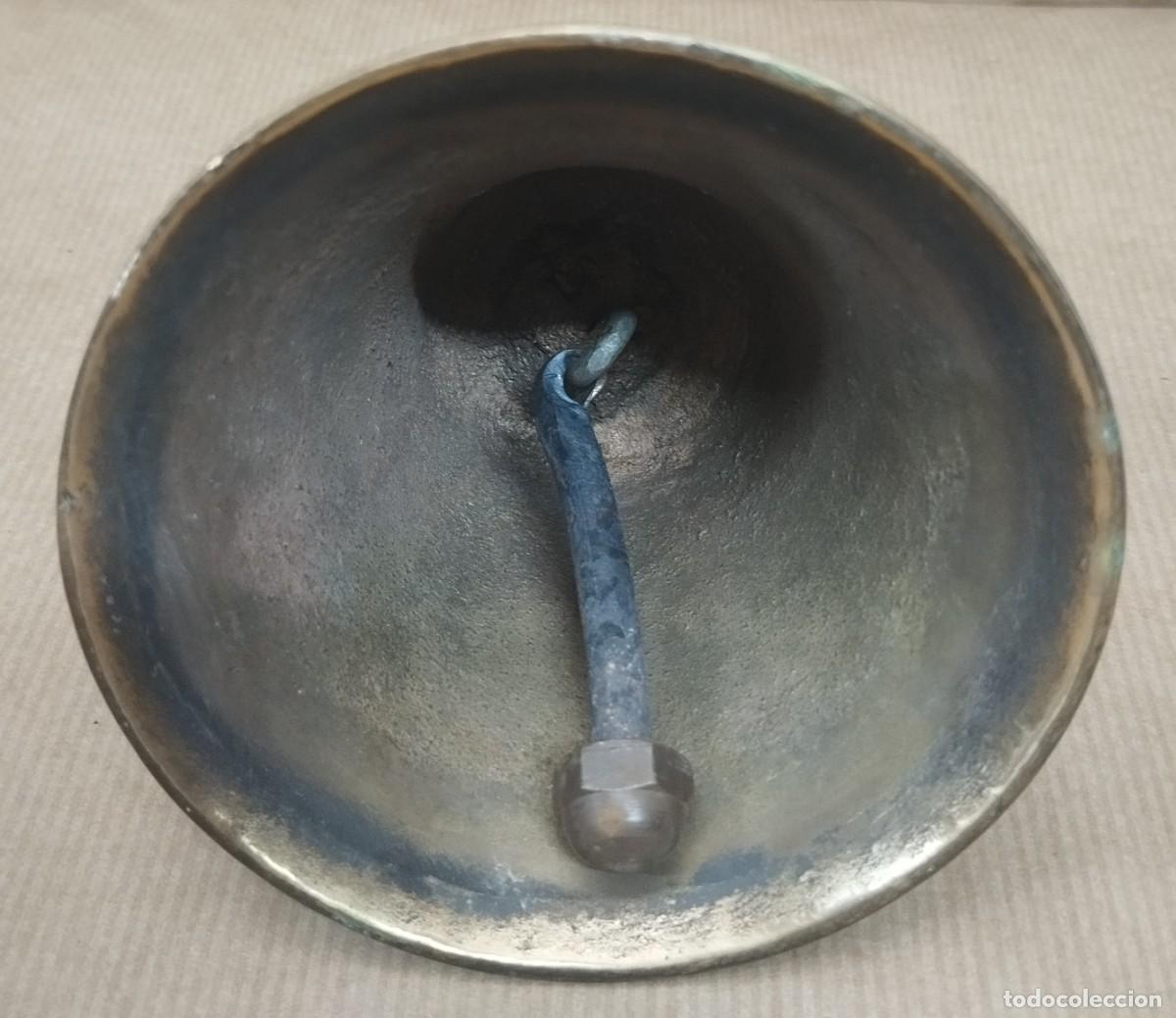 Antig&uuml;edades: CAMPANA DE BRONCE SIGLO XIX - Foto 10