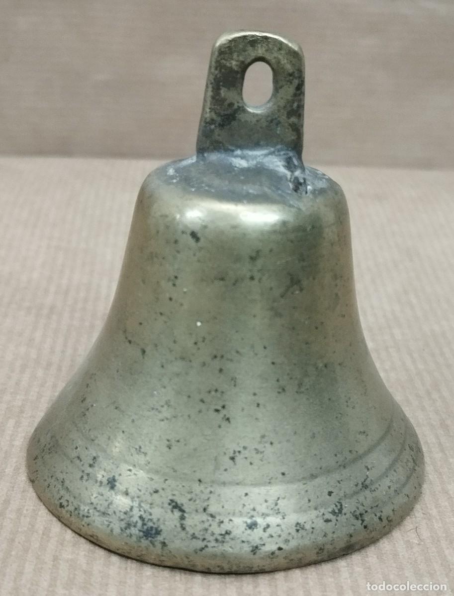 Antig&uuml;edades: CAMPANA DE BRONCE SIGLO XIX - Foto 2