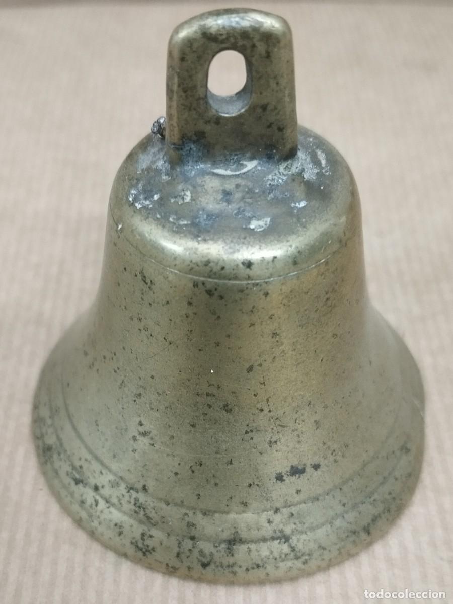 Antig&uuml;edades: CAMPANA DE BRONCE SIGLO XIX - Foto 4