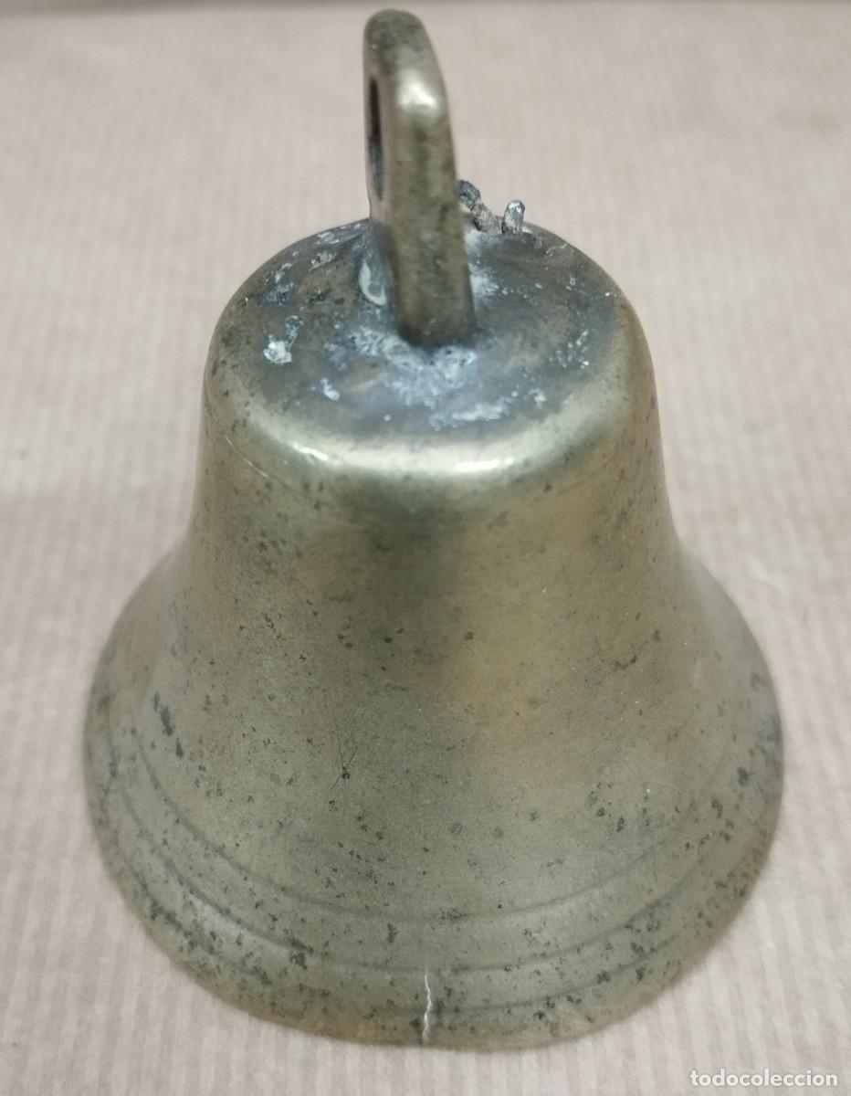 Antig&uuml;edades: CAMPANA DE BRONCE SIGLO XIX - Foto 5
