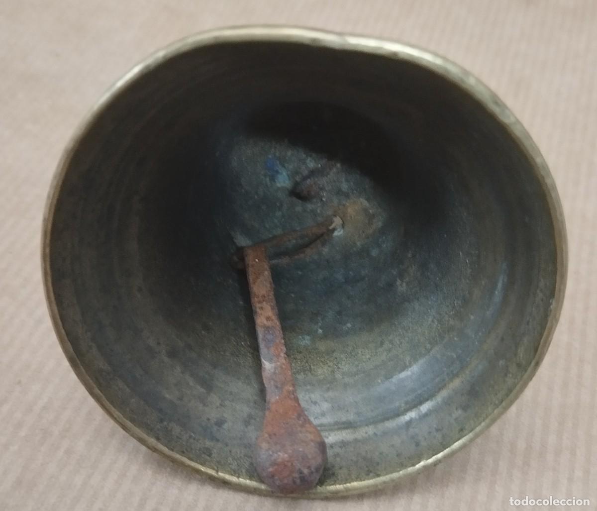 Antig&uuml;edades: CAMPANA DE BRONCE SIGLO XIX - Foto 7