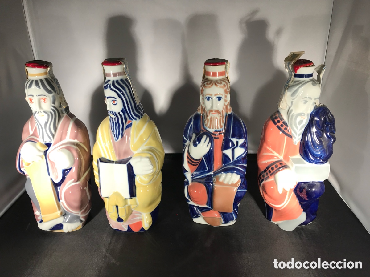 Antig&uuml;edades: Colecci&oacute;n de 8 botellas numeradas de los profetas de Sargadelos - Foto 2