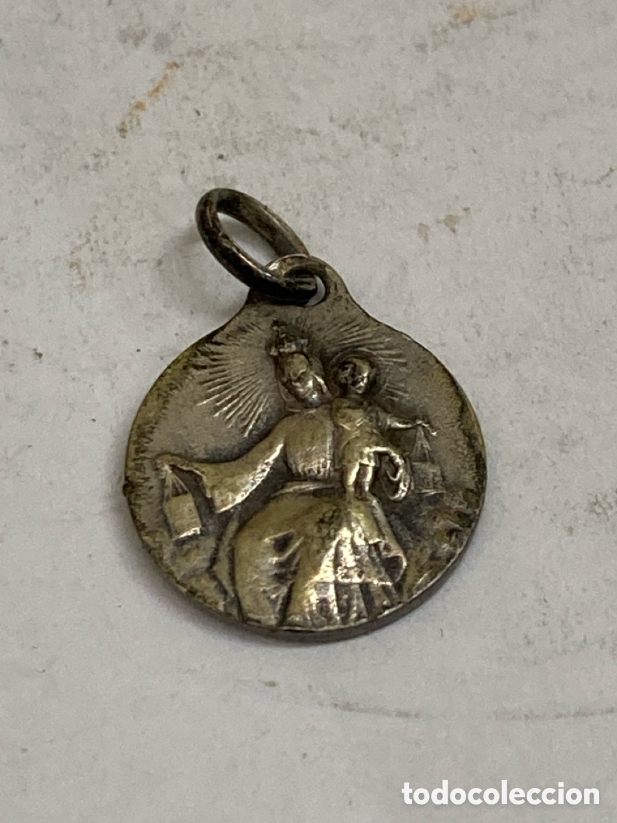 Antig&uuml;edades: Medalla de plata religiosa C291 - Foto 2