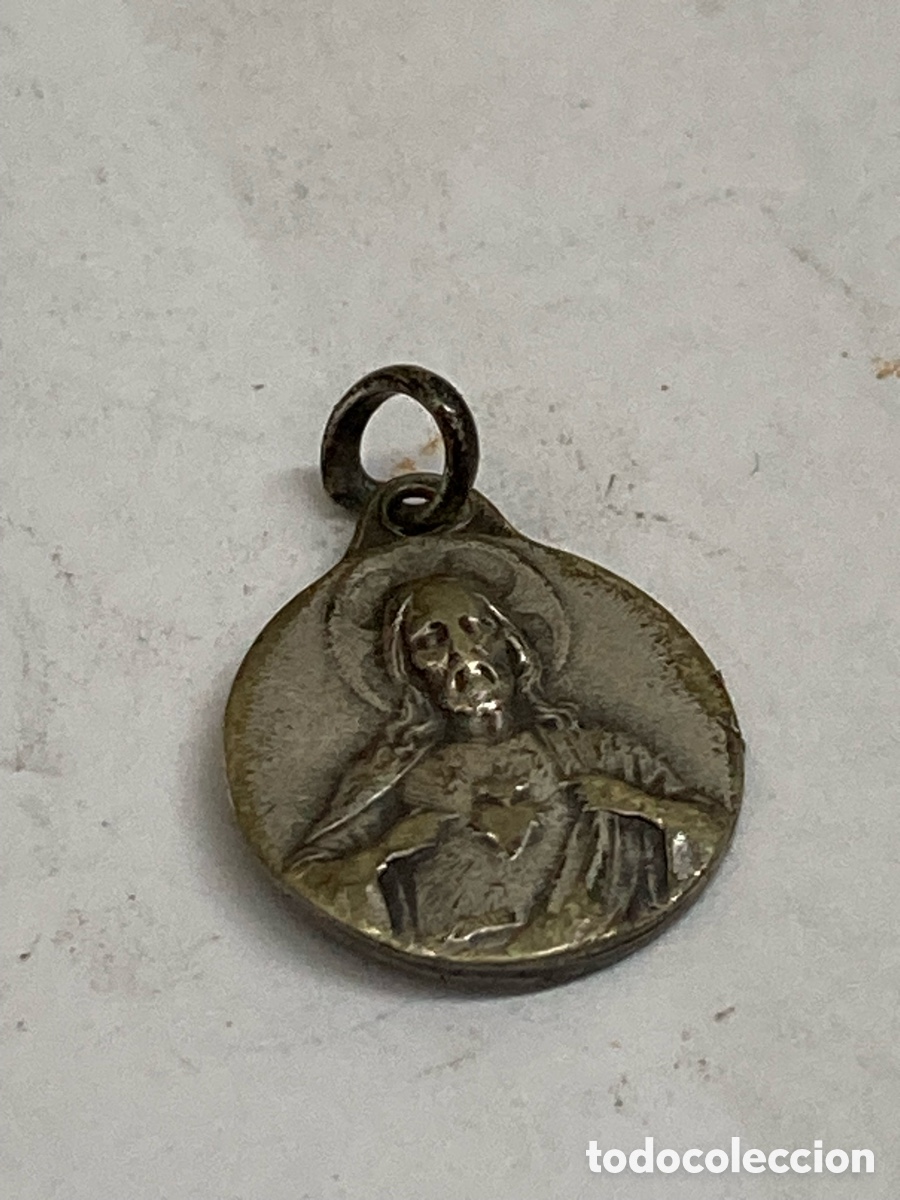 Antig&uuml;edades: Medalla de plata religiosa C291 - Foto 1