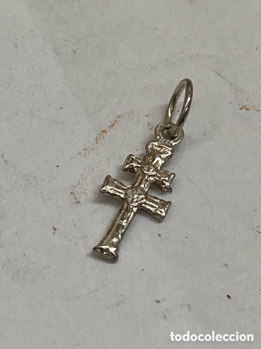Antig&uuml;edades: Cruz de plata religiosa C291 - Foto 1
