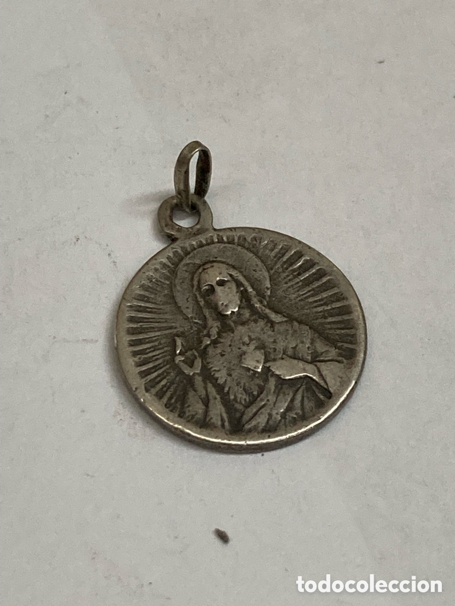 Antig&uuml;edades: Medalla de plata religiosa C291 - Foto 1