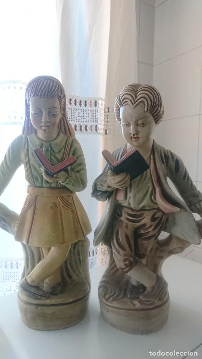 Antig&uuml;edades: Pareja de figuras de los 70 - Foto 2