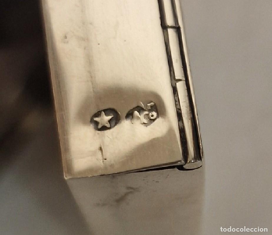 Antig&uuml;edades: Caja palmatoria de plata con vela - Foto 6