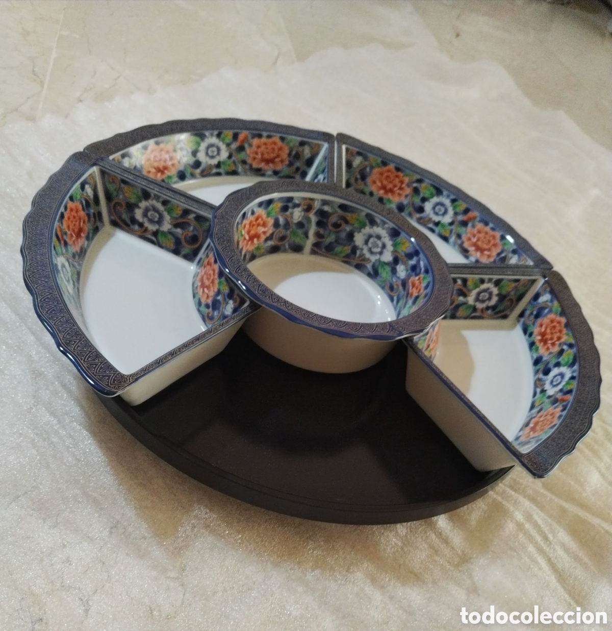 Antig&uuml;edades: Set de servicio en porcelana estilo japon&eacute;s - Foto 2