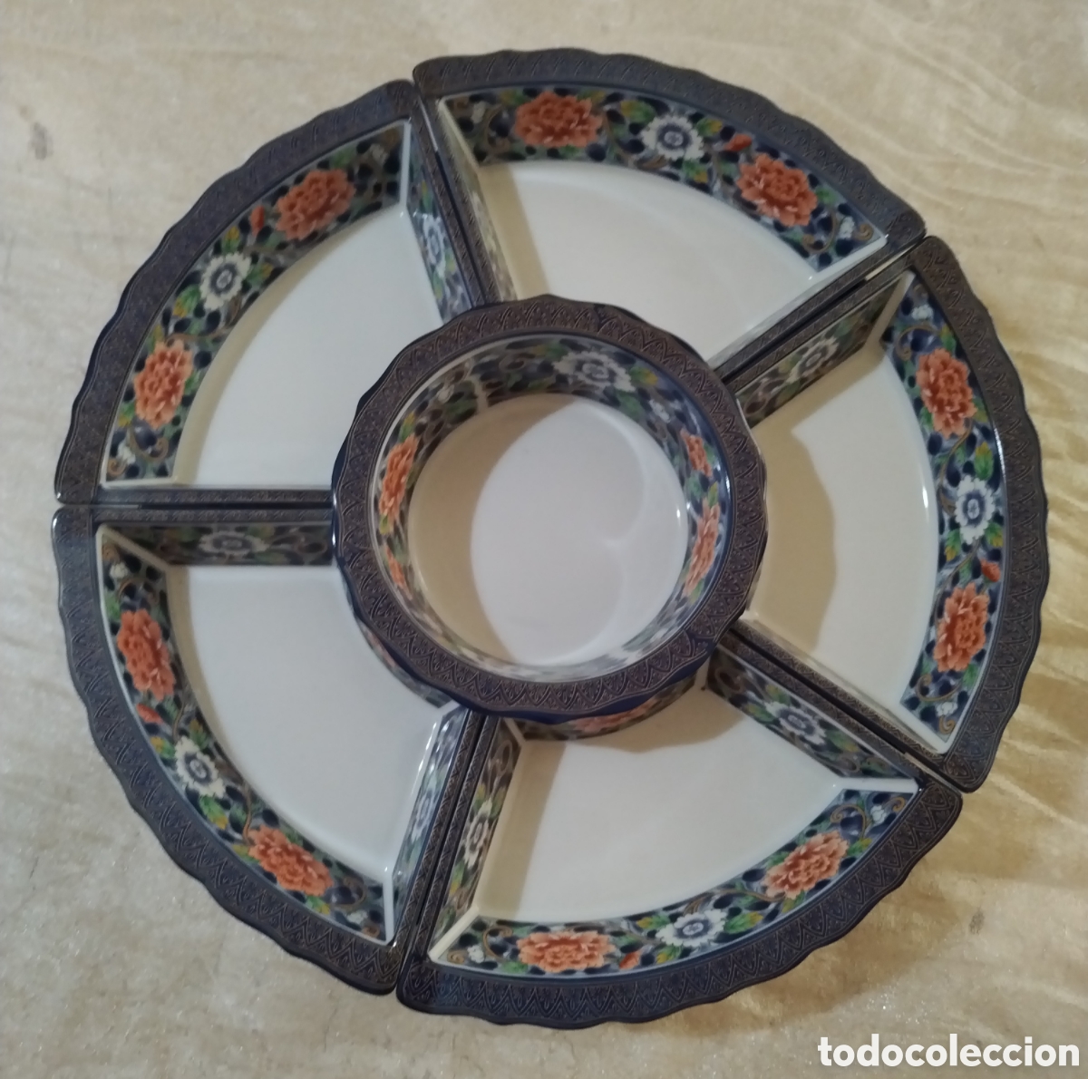 Antig&uuml;edades: Set de servicio en porcelana estilo japon&eacute;s - Foto 1