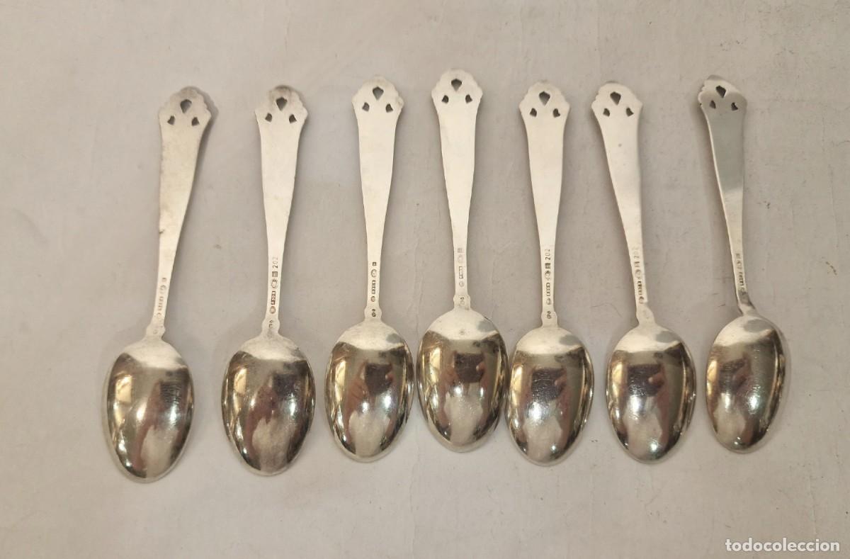 Antig&uuml;edades: Cucharillas de plata Suecia - Foto 4