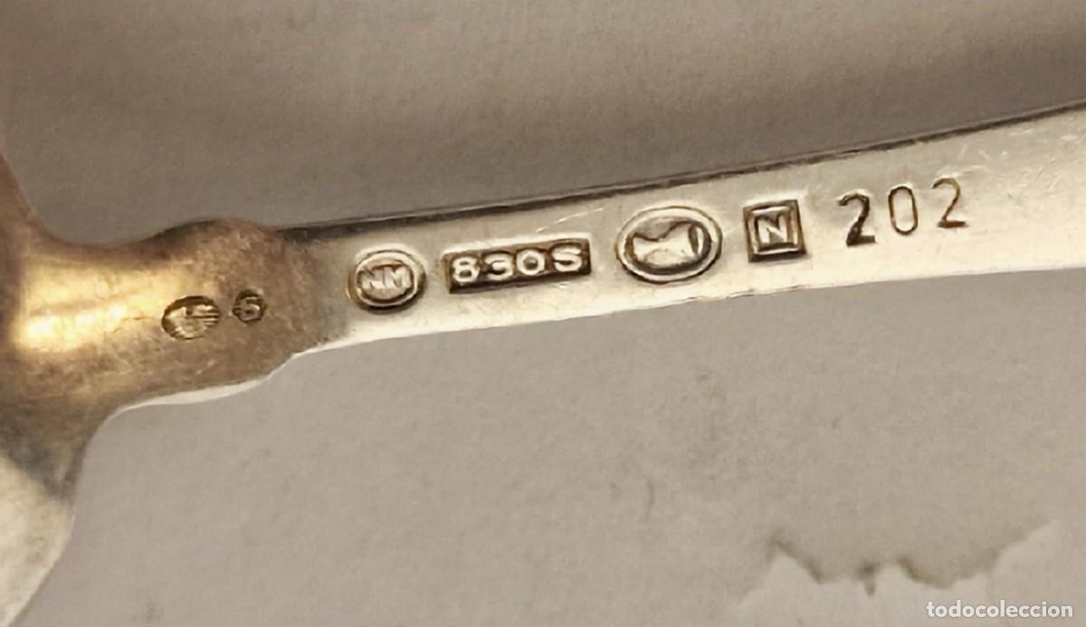 Antig&uuml;edades: Cucharillas de plata Suecia - Foto 5