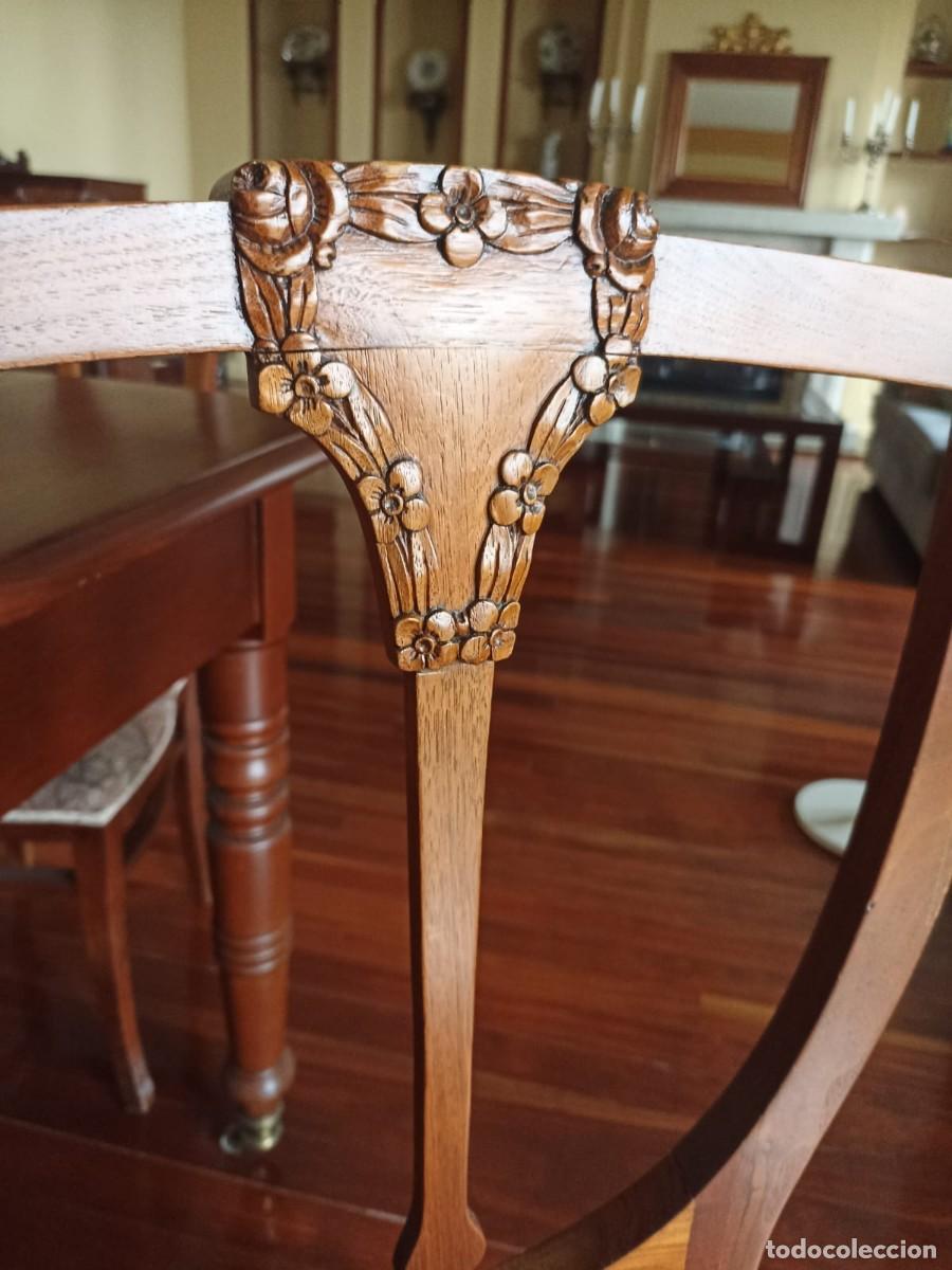 Antig&uuml;edades: Sillas en madera de caoba - Foto 3