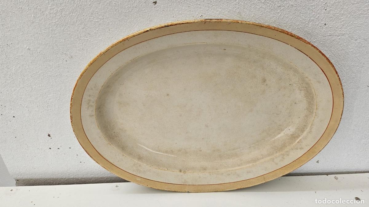Antig&uuml;edades: bandeja de ceramica antigua - Foto 1
