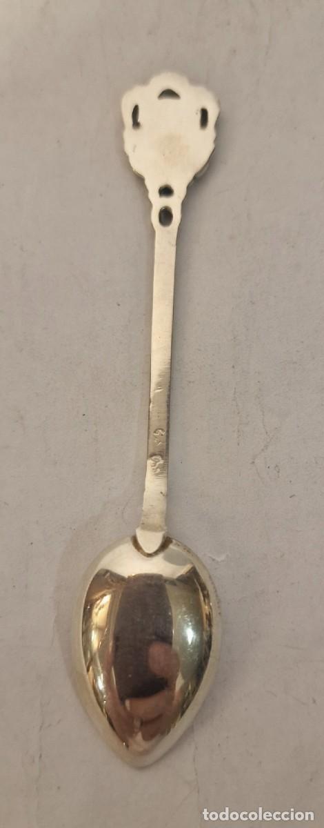 Antig&uuml;edades: Cucharilla de colecci&oacute;n en plata - Foto 2
